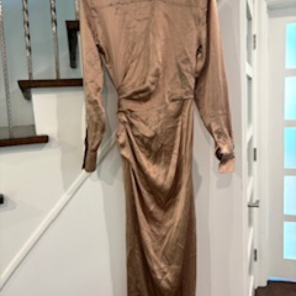 NWT Alexanderwang.t Draped Shirt Dress sz 2-4 - Picture 4 of 9